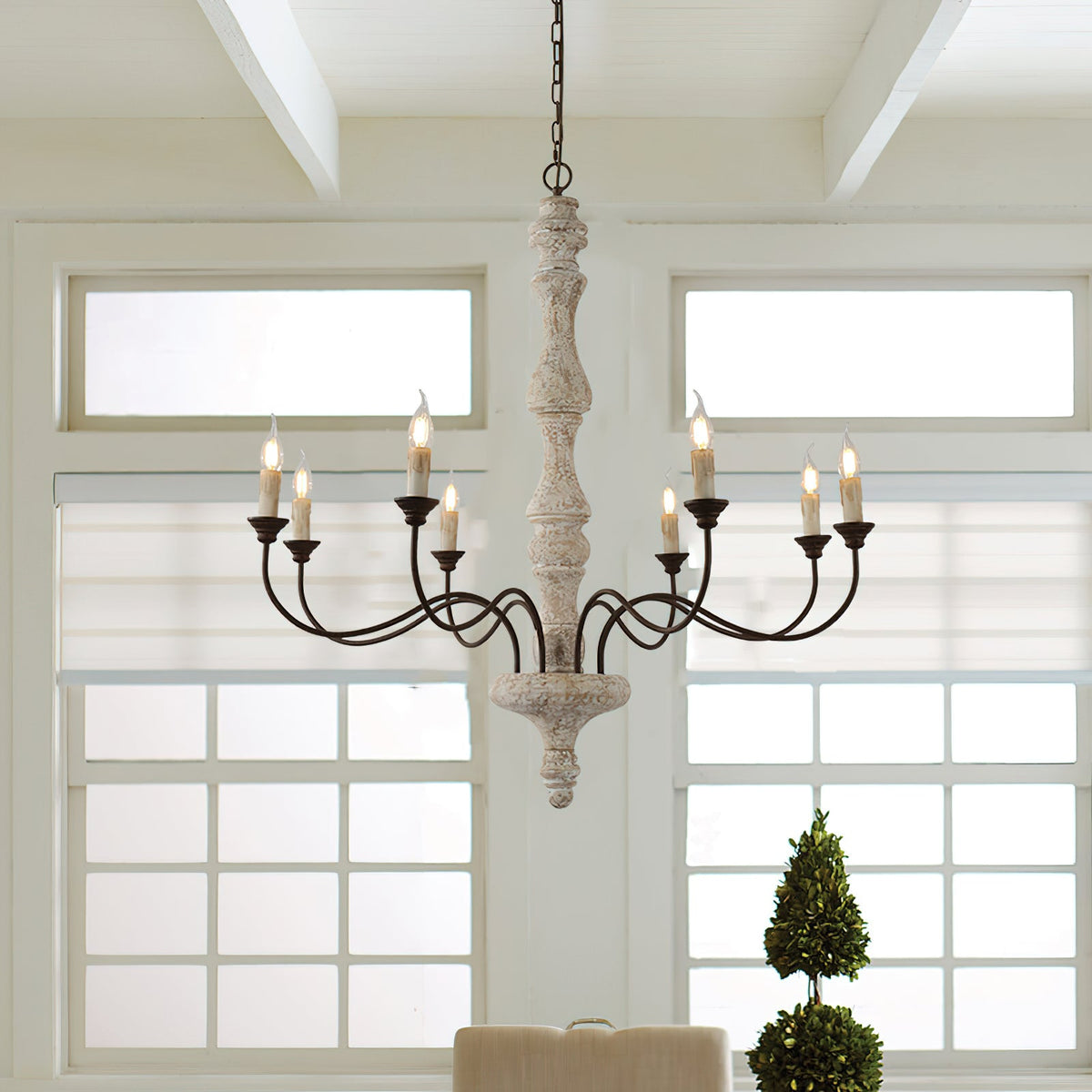 Ophelia 8-Light Candle Chandelier — view 2
