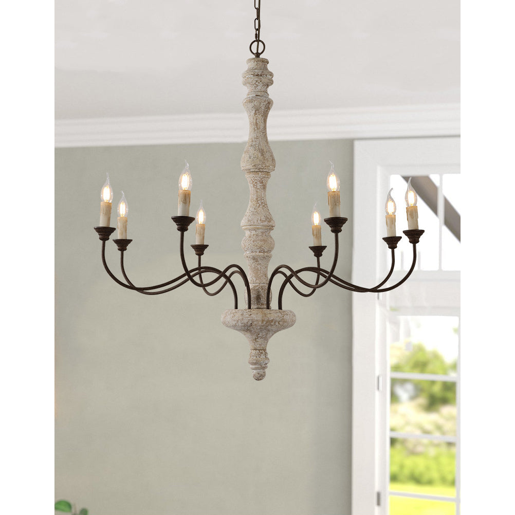 Ophelia 8-Light Candle Chandelier — view 6