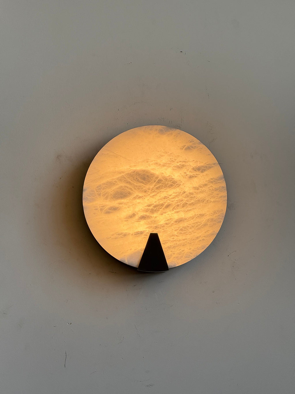 Ophelia Alabaster Round Sconce — view 17