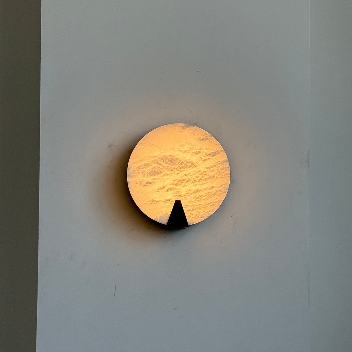 Ophelia Alabaster Round Sconce — view 18
