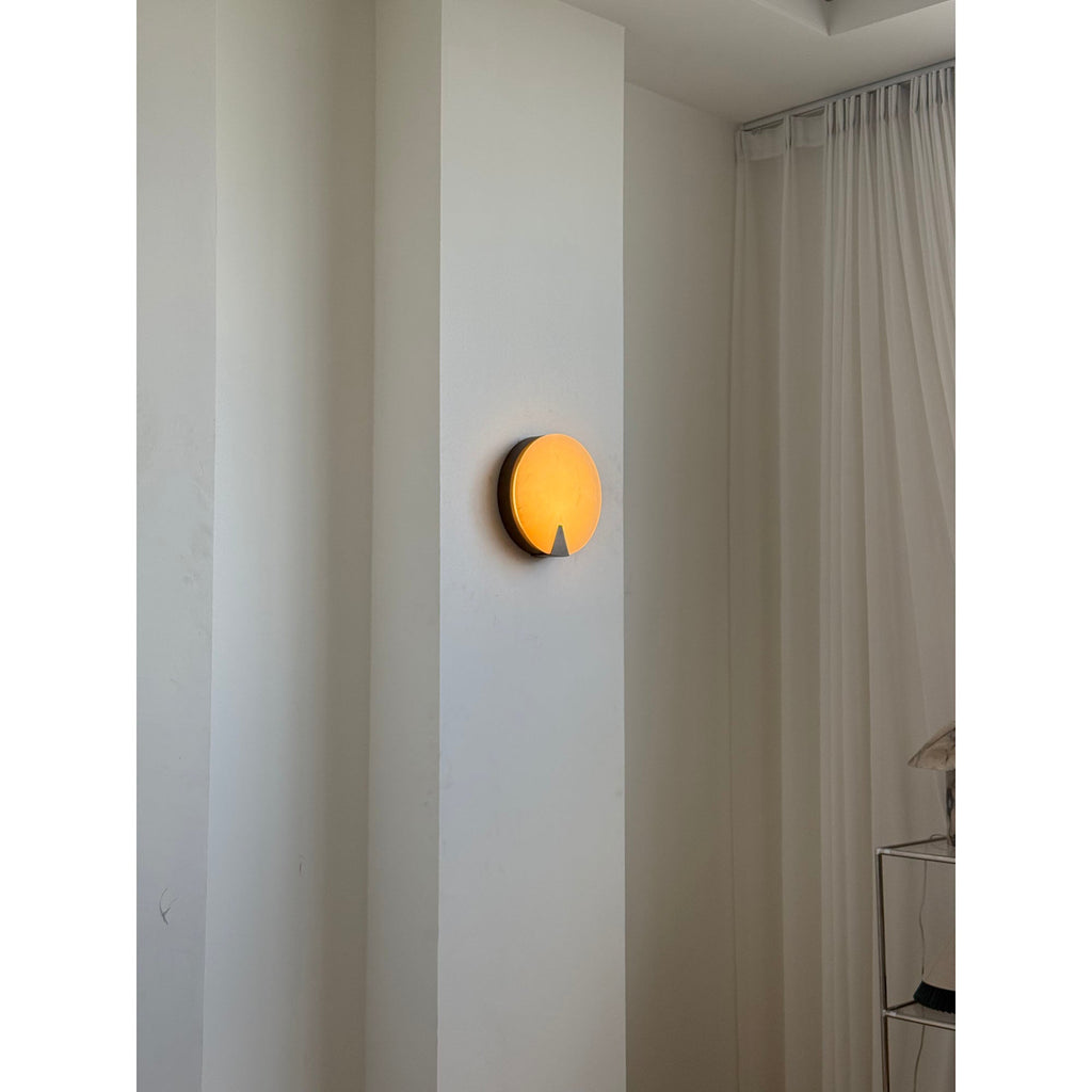Ophelia Alabaster Round Sconce — view 23