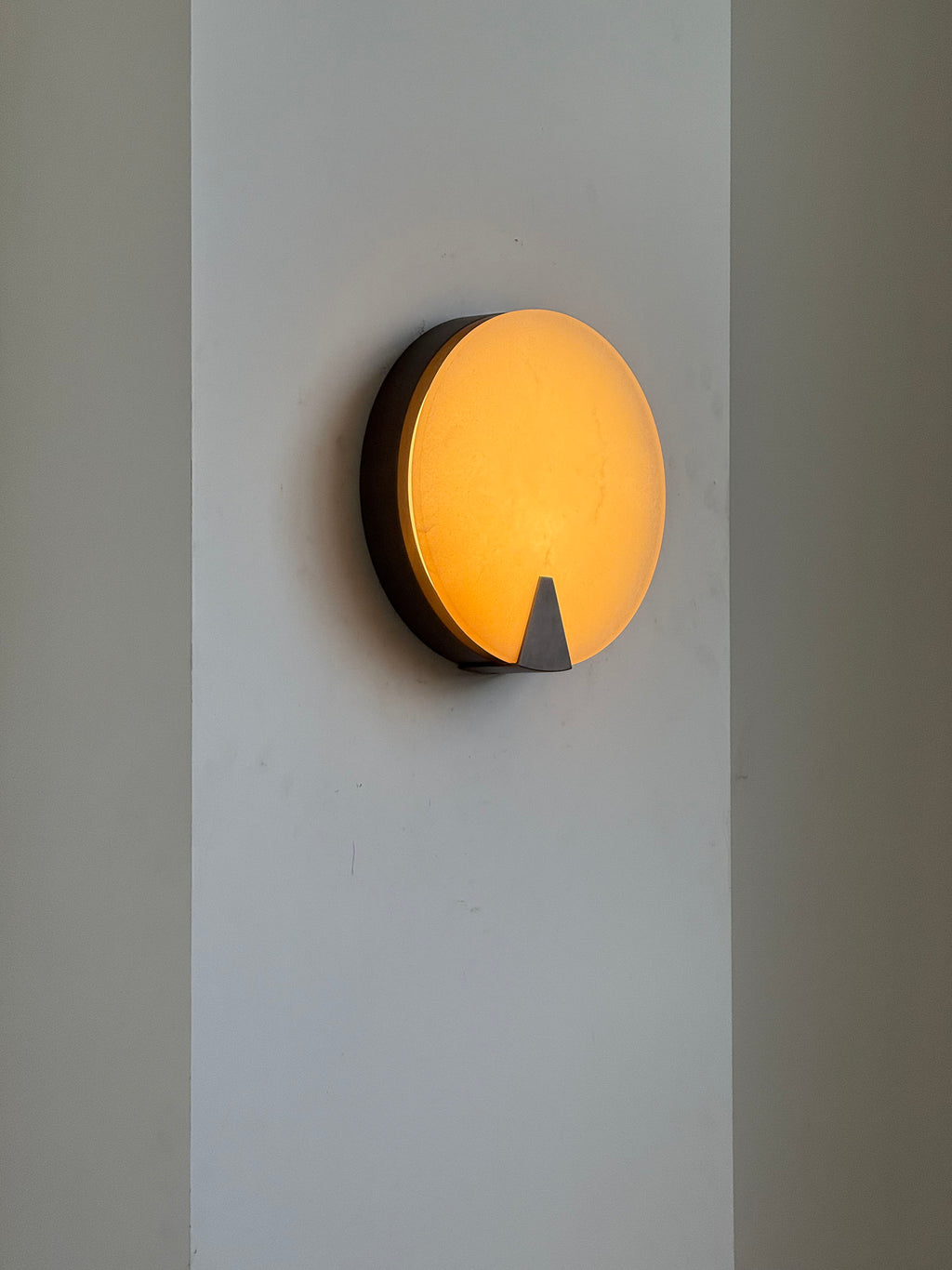 Ophelia Alabaster Round Sconce — view 24