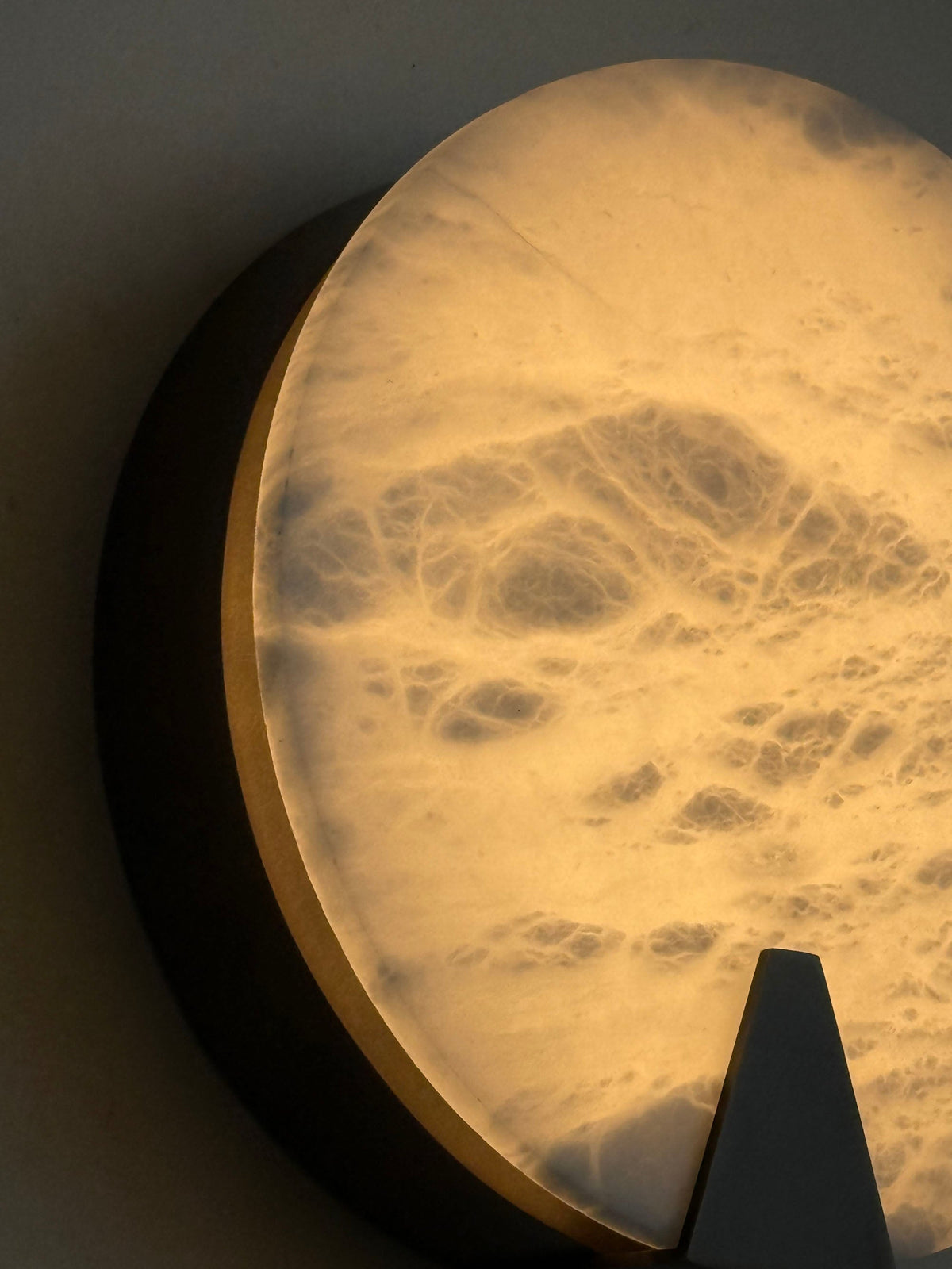 Ophelia Alabaster Round Sconce — view 25