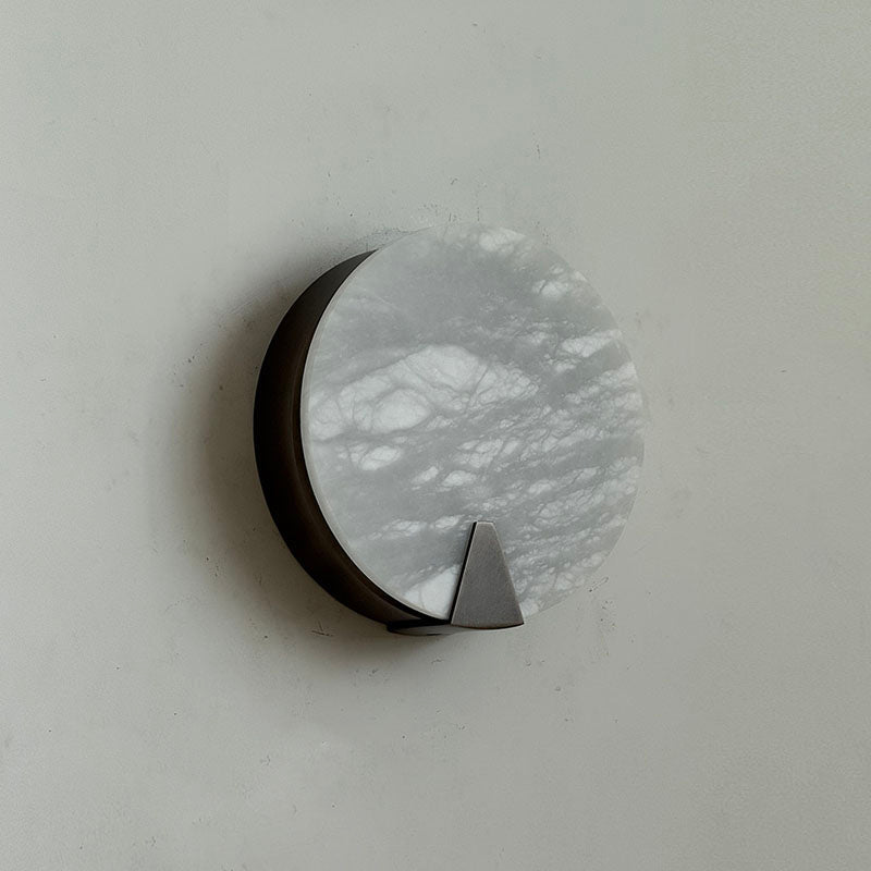 Ophelia Alabaster Round Sconce — view 14