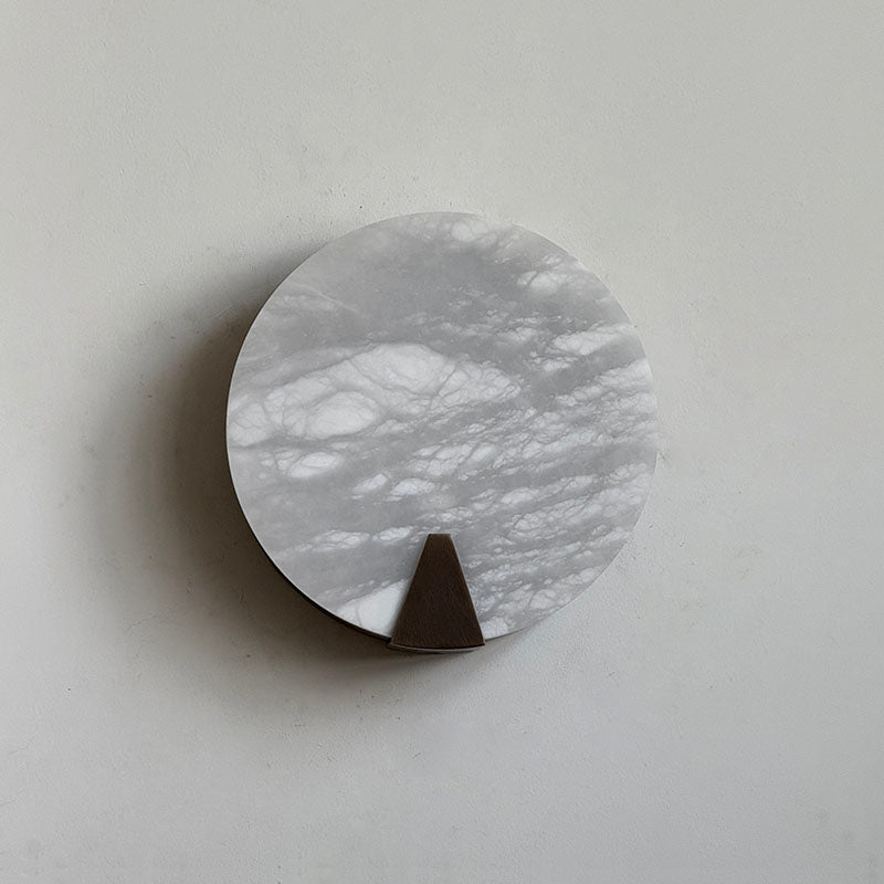 Ophelia Alabaster Round Sconce — view 15