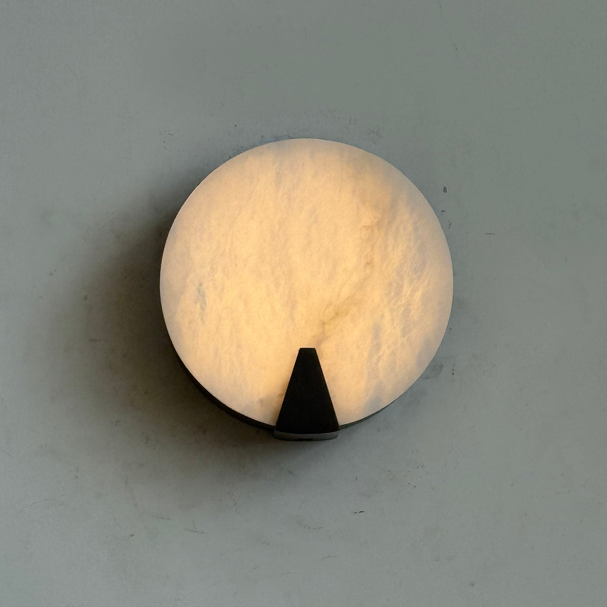 Ophelia Alabaster Round Sconce — view 8