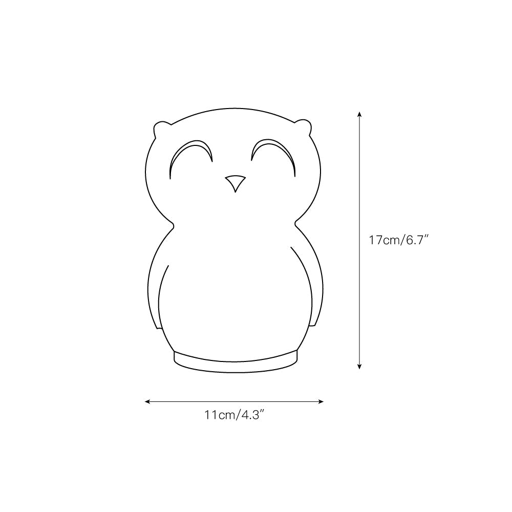 Owl Timing Night Light (built-in battery) — view 3