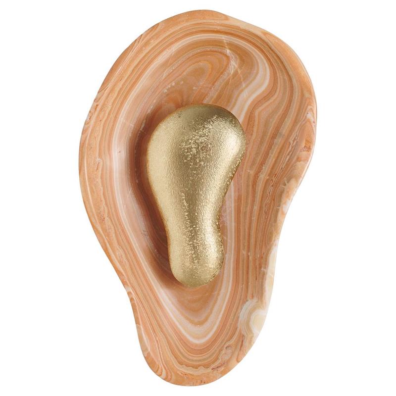 Oyster Hammered Onyx Sconce — view 15
