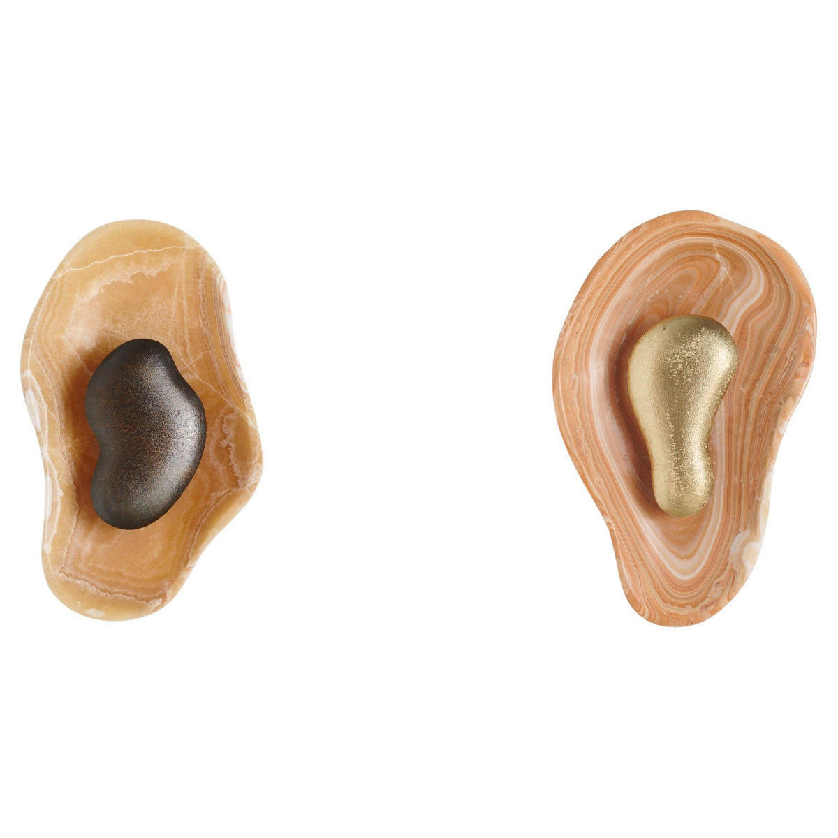 Oyster Hammered Onyx Sconce — view 6