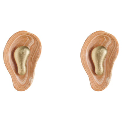 Oyster Hammered Onyx Sconce