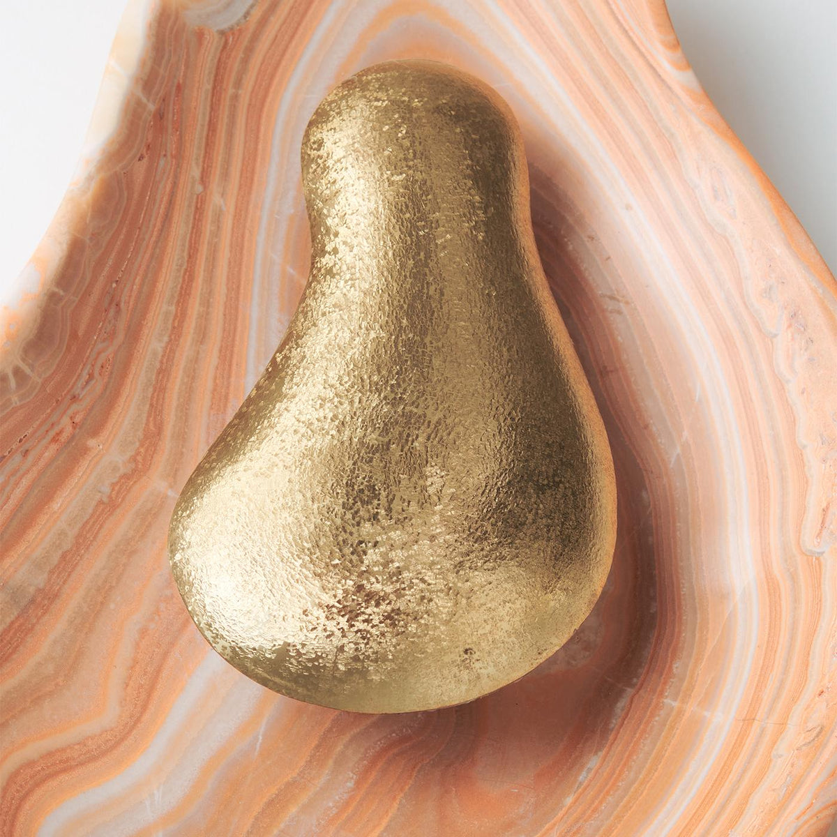 Oyster Hammered Onyx Sconce — view 9