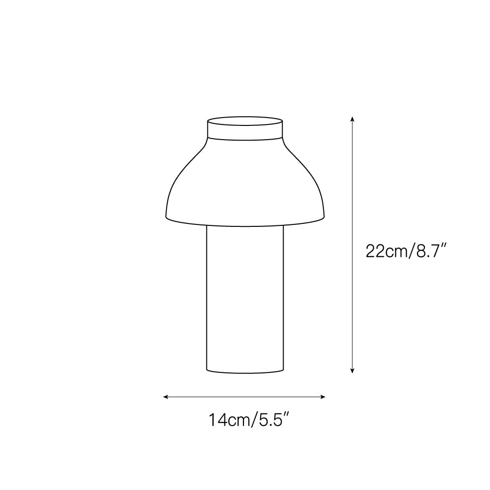 PC Portable Table Lamp (Built-in Battery) — view 3