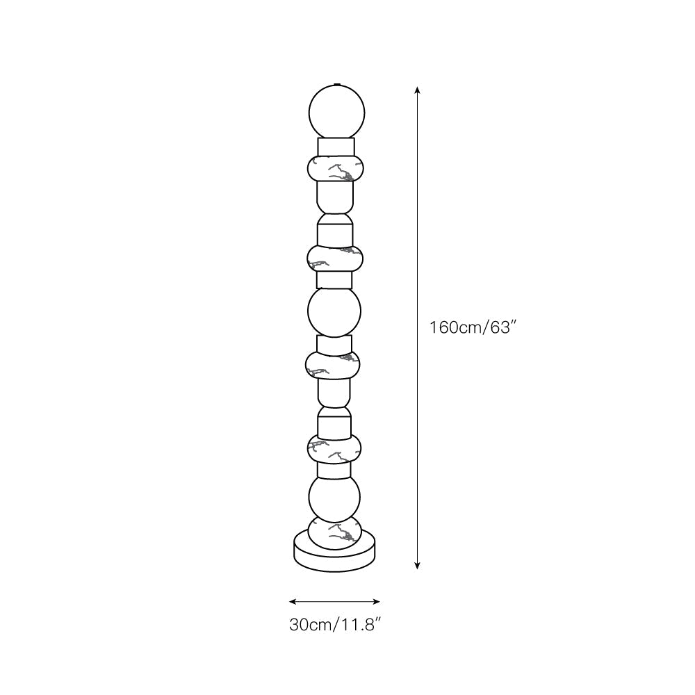 Pagoda Floor Lamp — view 3