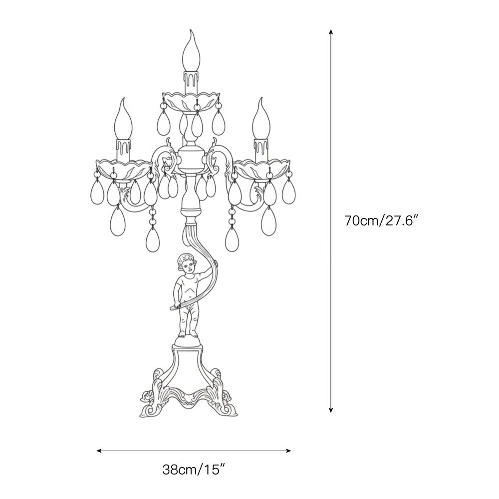 Pairpoint Candlestick Table Lamp — view 3