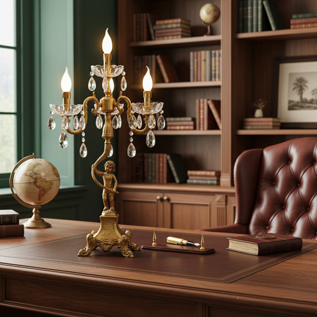 Pairpoint Candlestick Table Lamp — view 2