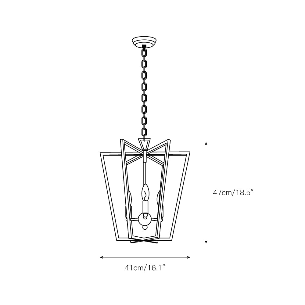 Palais Lantern Pendant Light — view 3