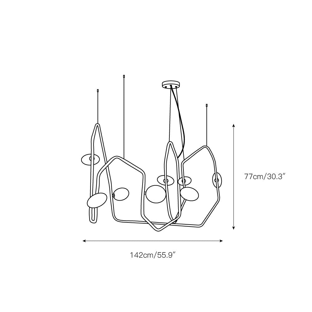 Palindrome Chandelier — view 3