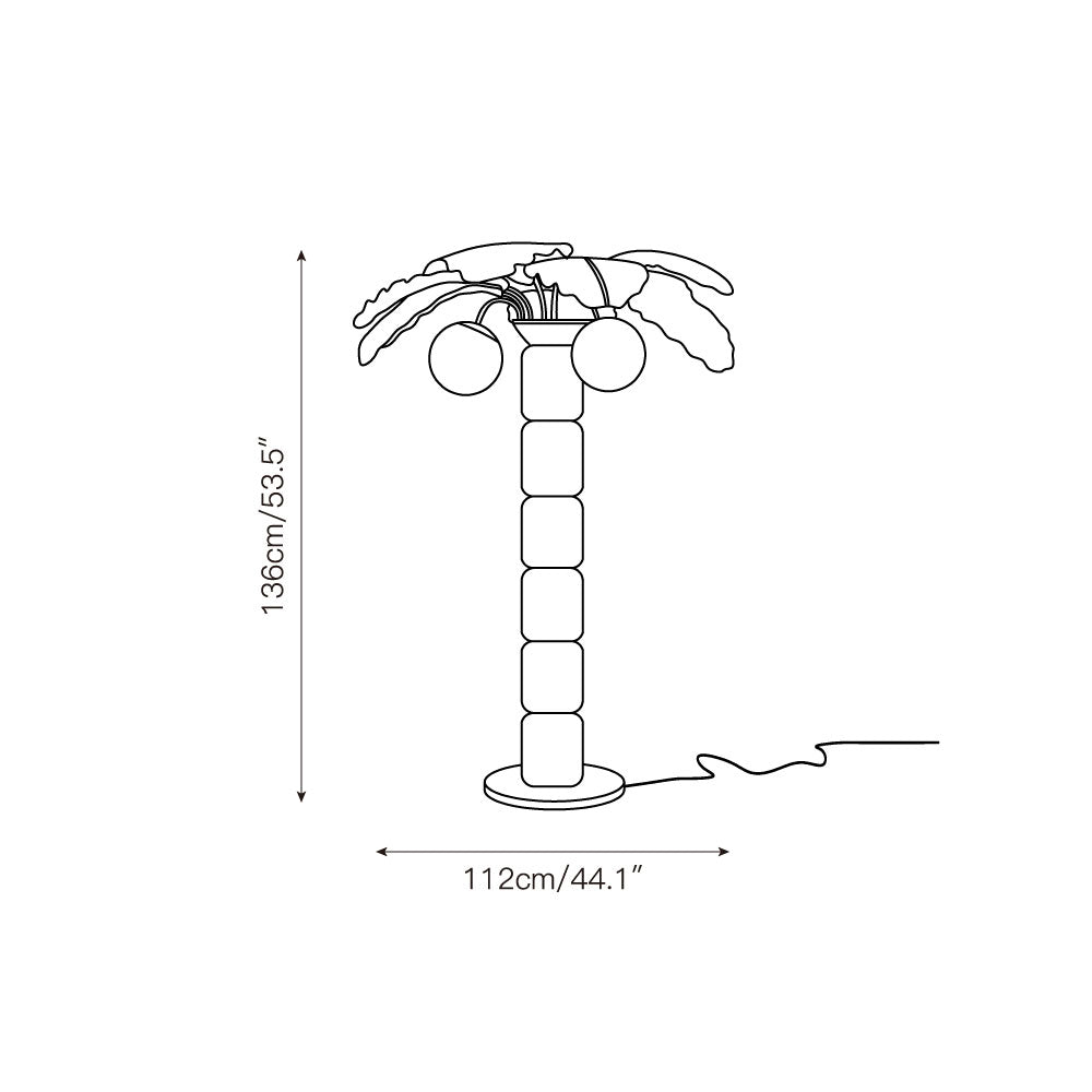 Palm Beach Outdoor Floor Lamp — view 3