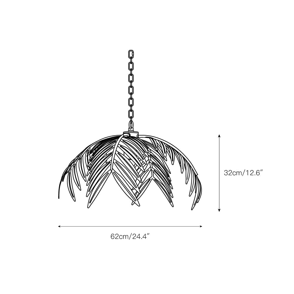 Palm Pendant Light — view 3
