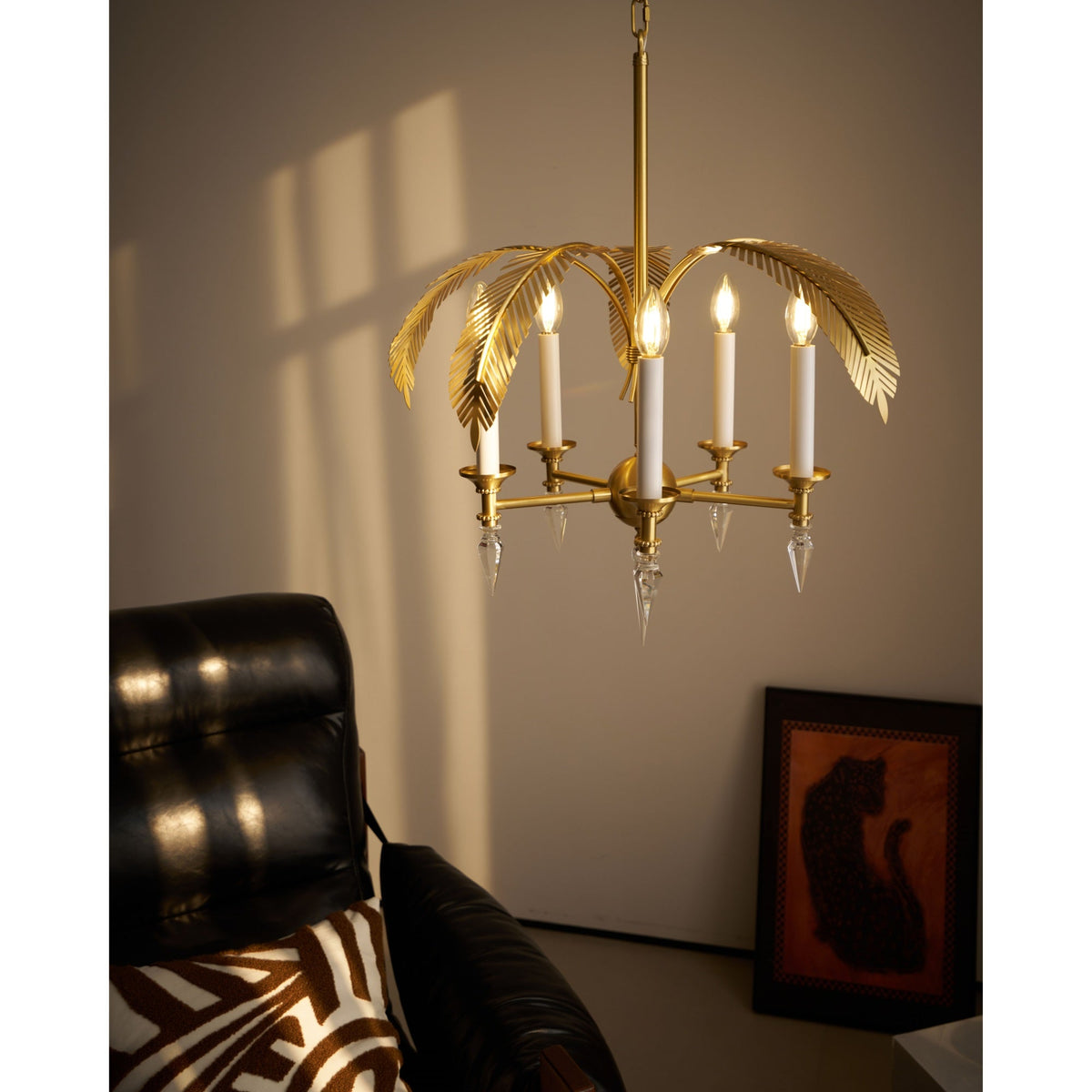 Palm Frond Chandelier — view 10