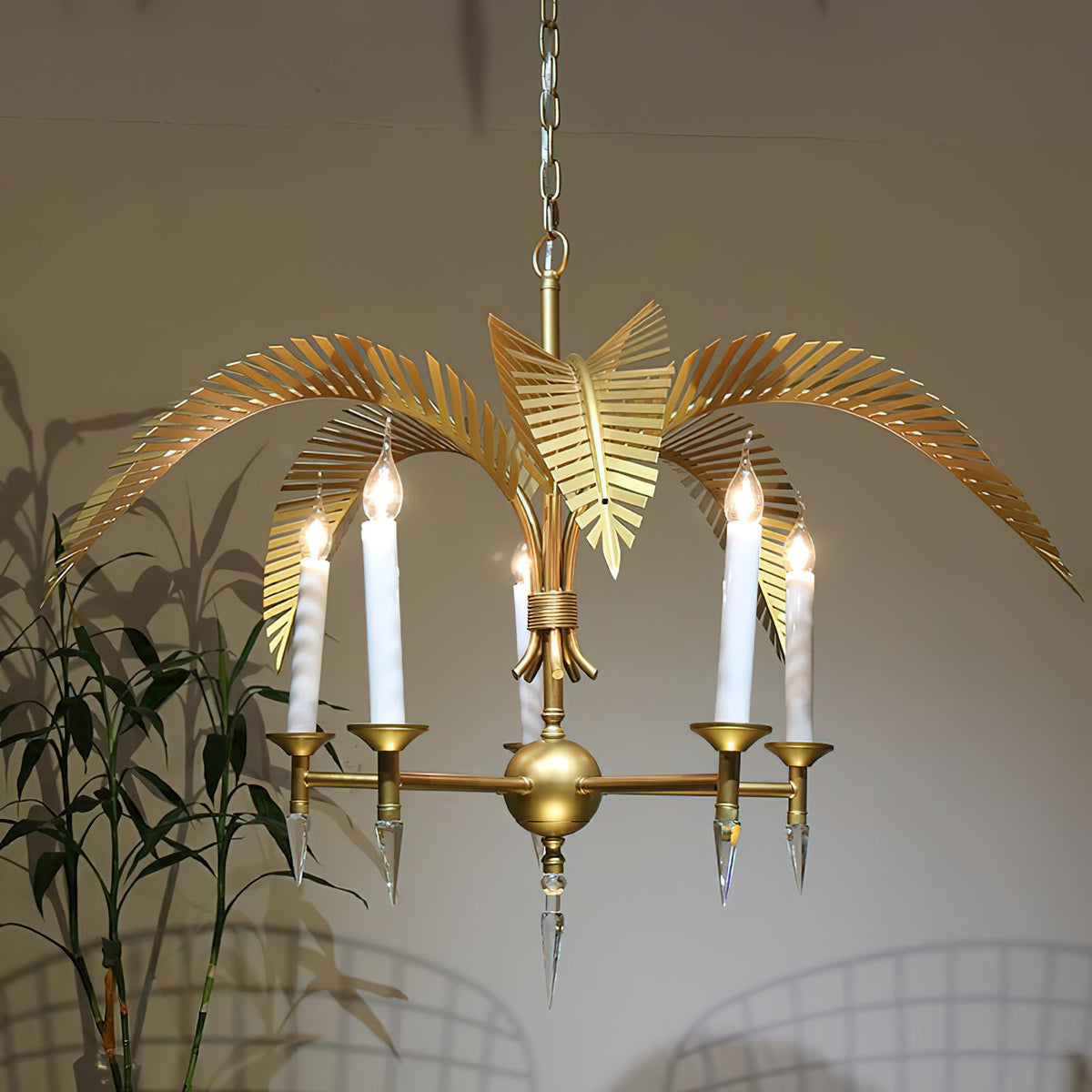 Palm Frond Chandelier — view 12