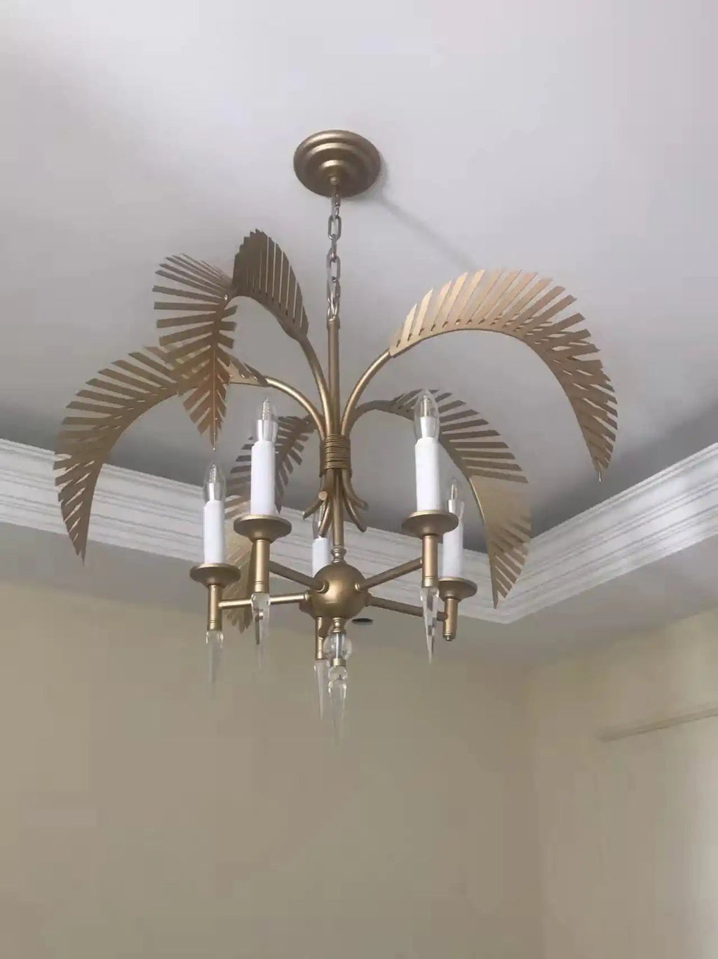 Palm Frond Chandelier — view 14