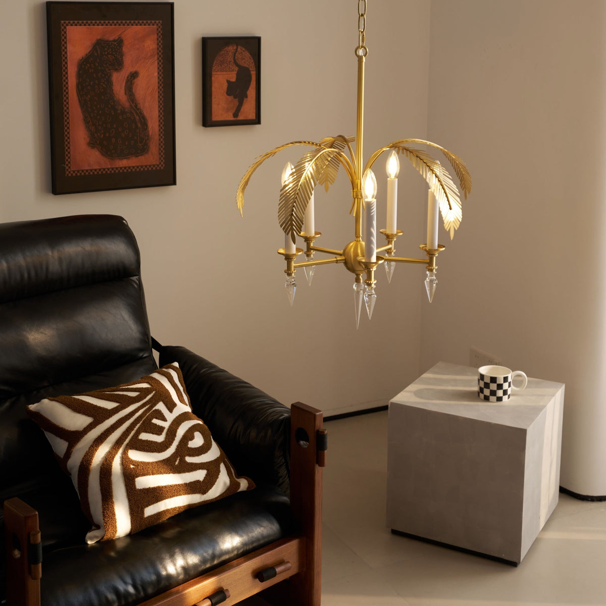 Palm Frond Chandelier — view 7