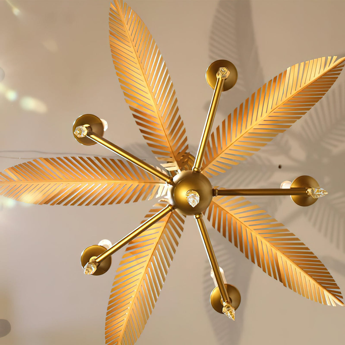 Palm Frond Chandelier — view 15