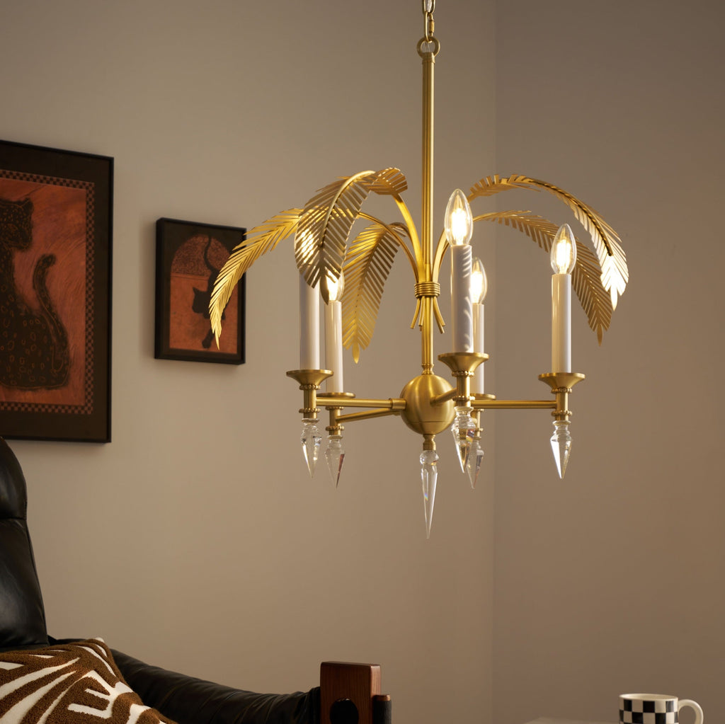 Palm Frond Chandelier — view 5
