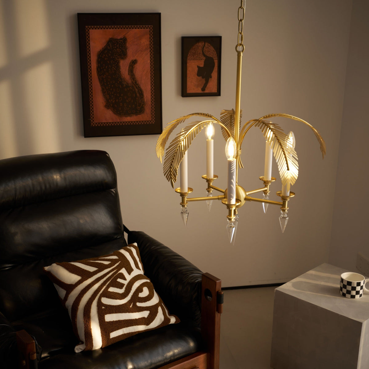 Palm Frond Chandelier — view 8