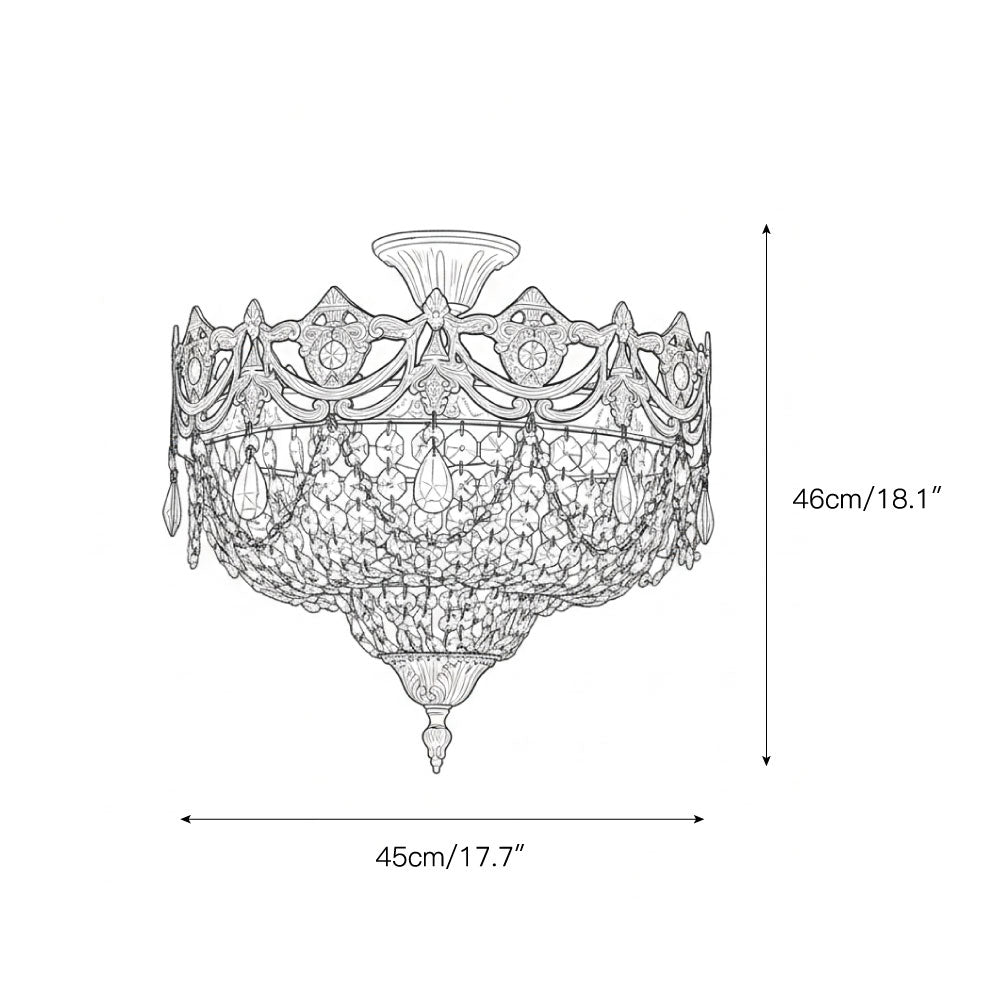 Palwa Craystal Ceiling Lamp