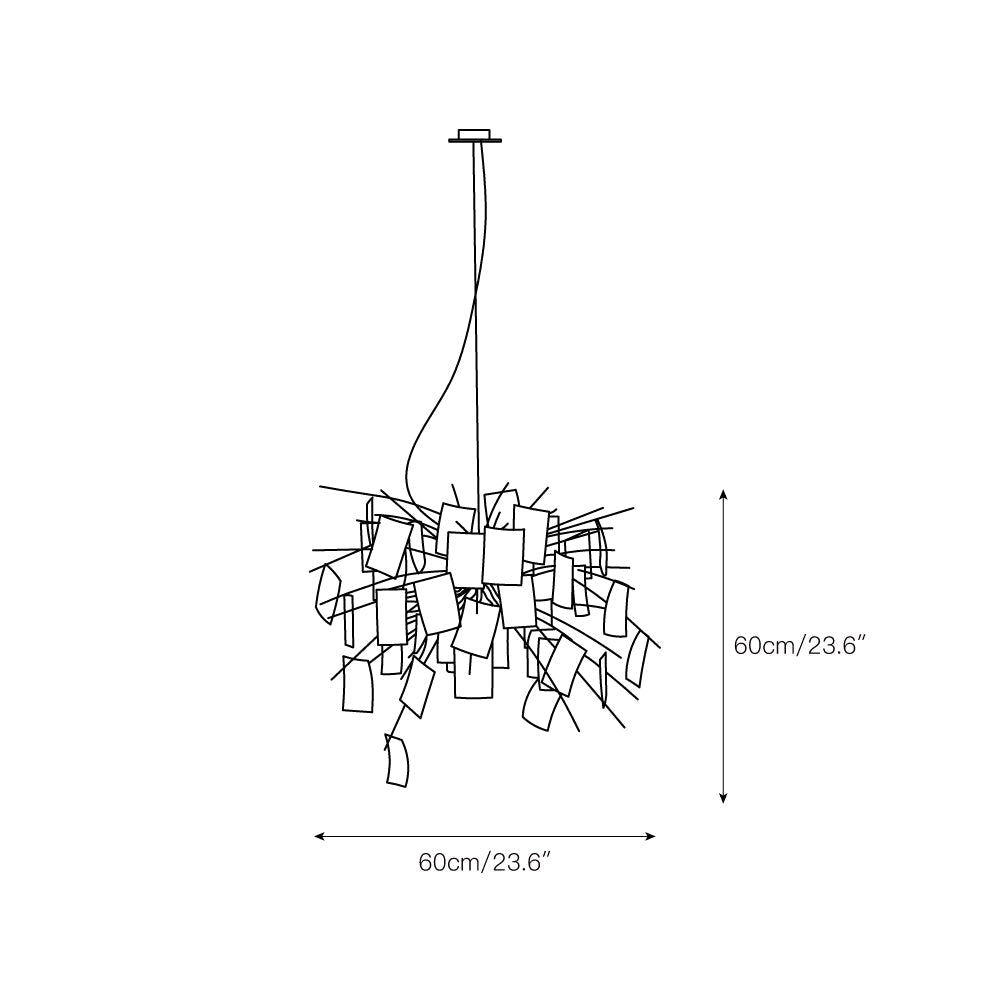 Paper Chandelier — view 2