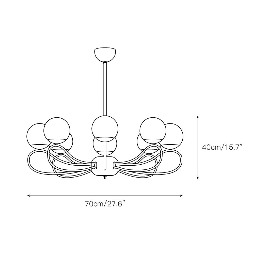 Papillon Chandelier — view 3