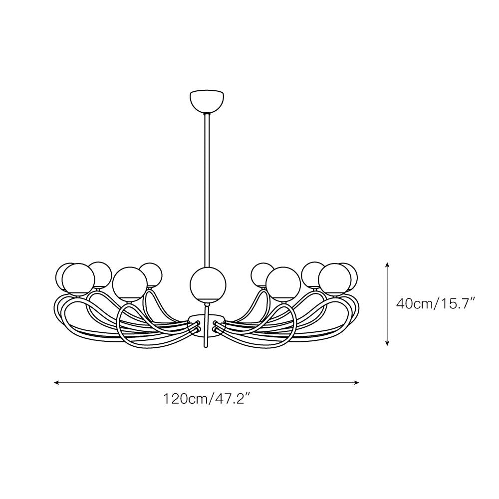 Papillon Chandelier — view 4