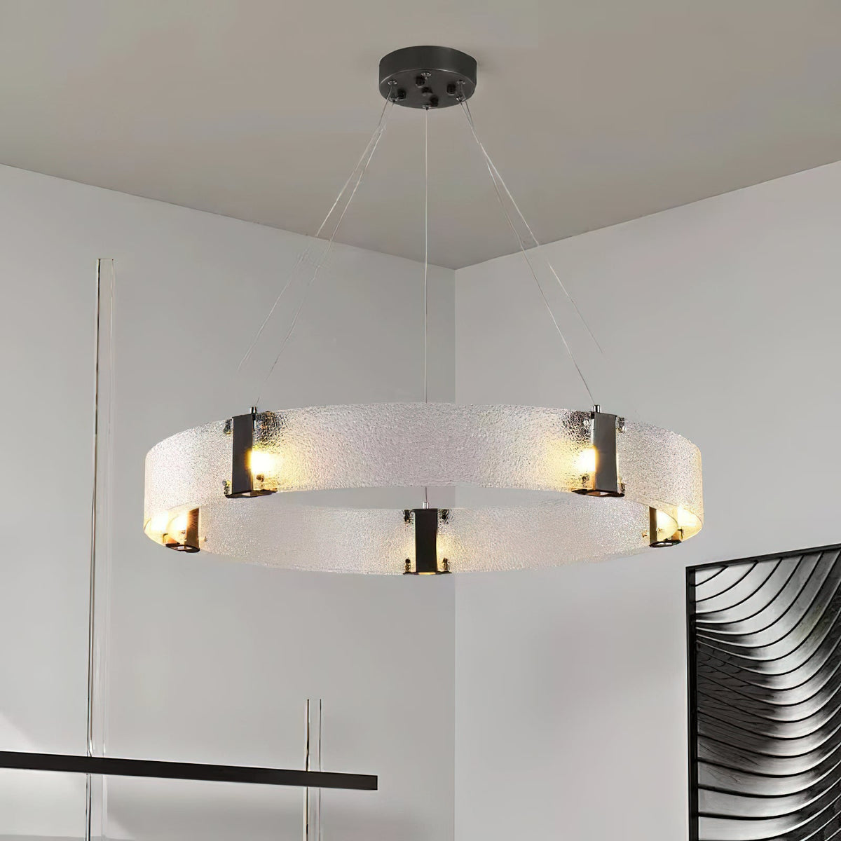 Parallel Ring Chandelier — view 12