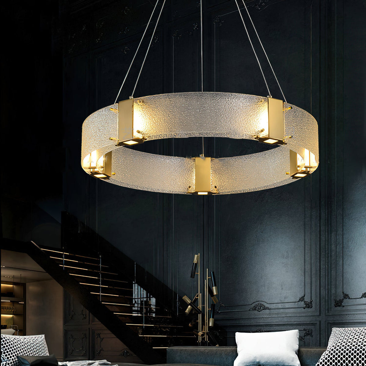 Parallel Ring Chandelier — view 2