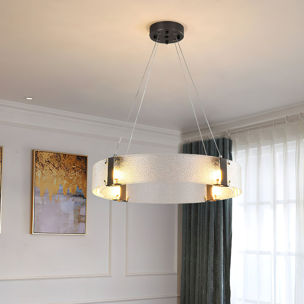 Parallel Ring Chandelier — view 17