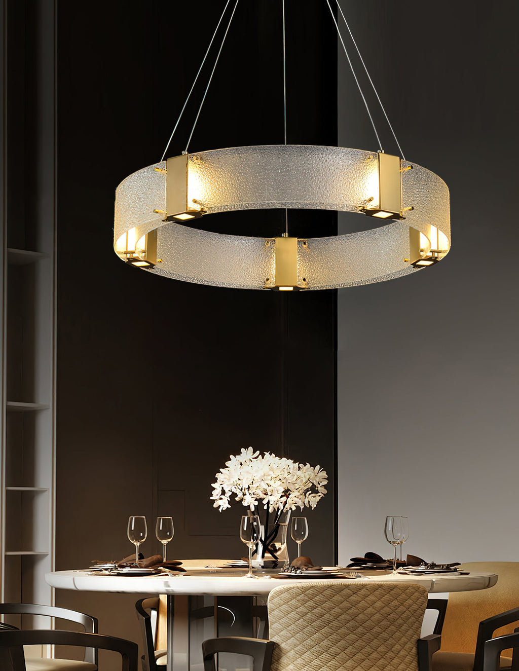 Parallel Ring Chandelier — view 20