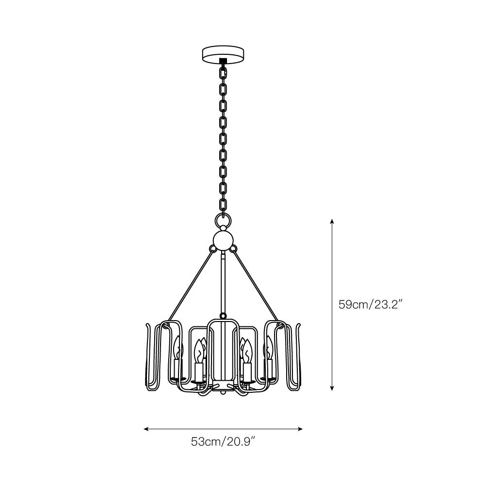 Parmer Chandelier — view 3