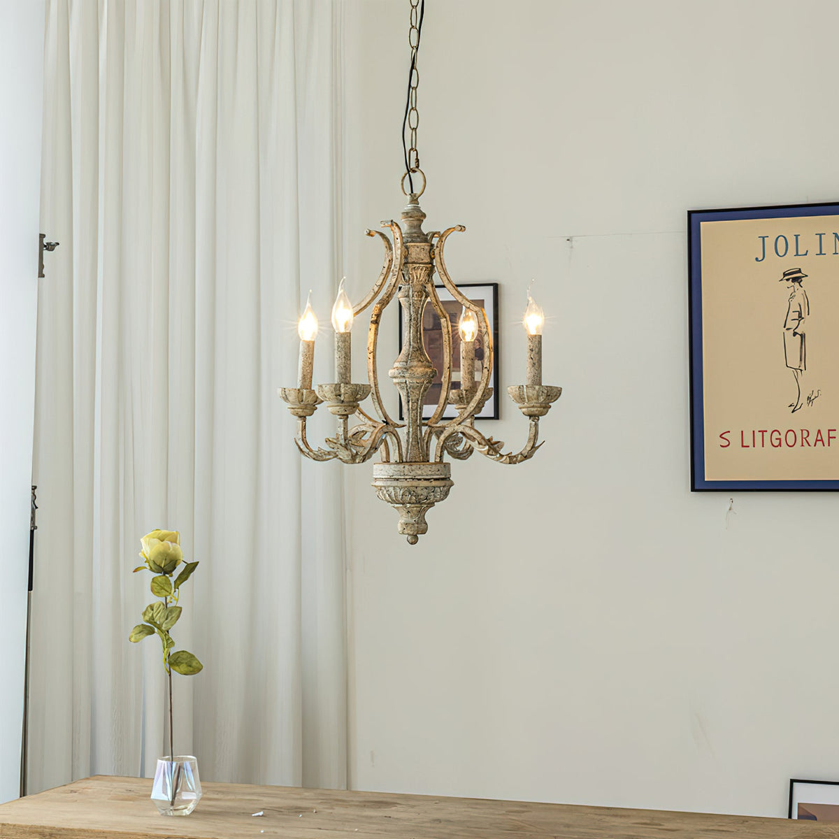 Paro Tunkul Wood Pendant Lamp — view 7