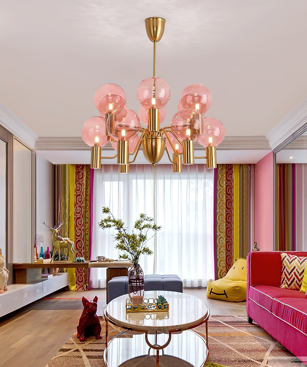 Patricia Glass Chandelier — view 26
