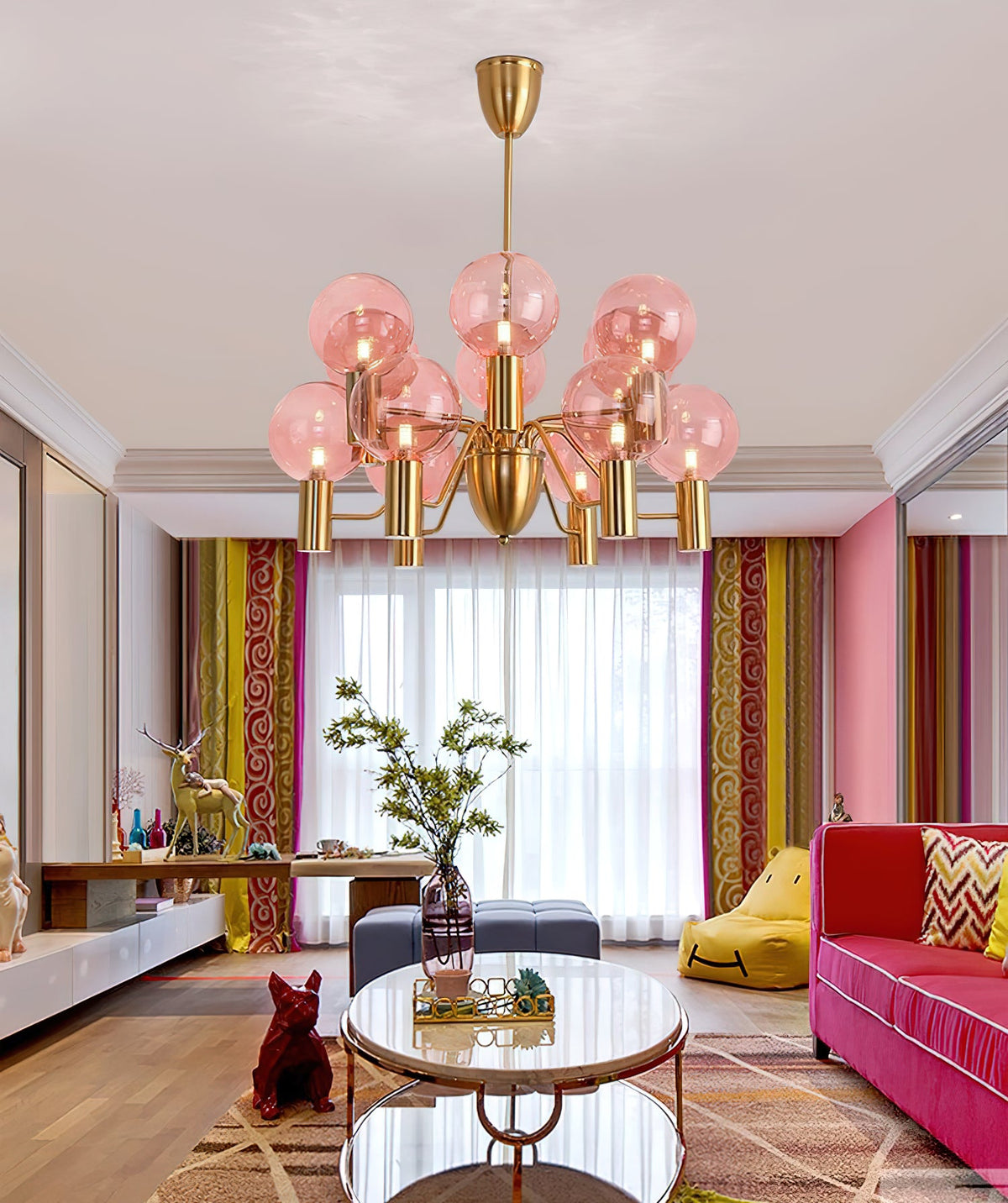 Patricia Glass Chandelier — view 26
