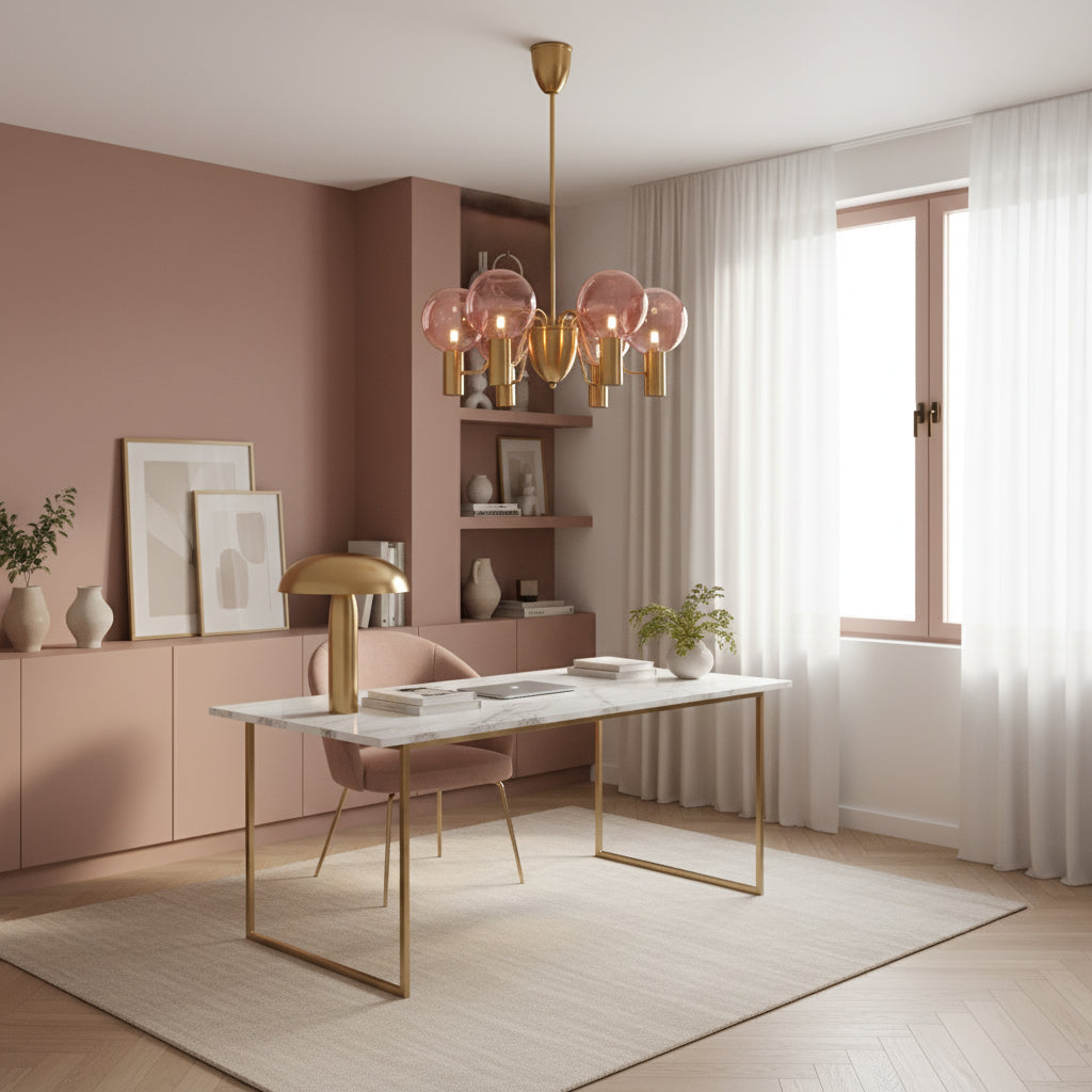 Patricia Glass Chandelier — view 7