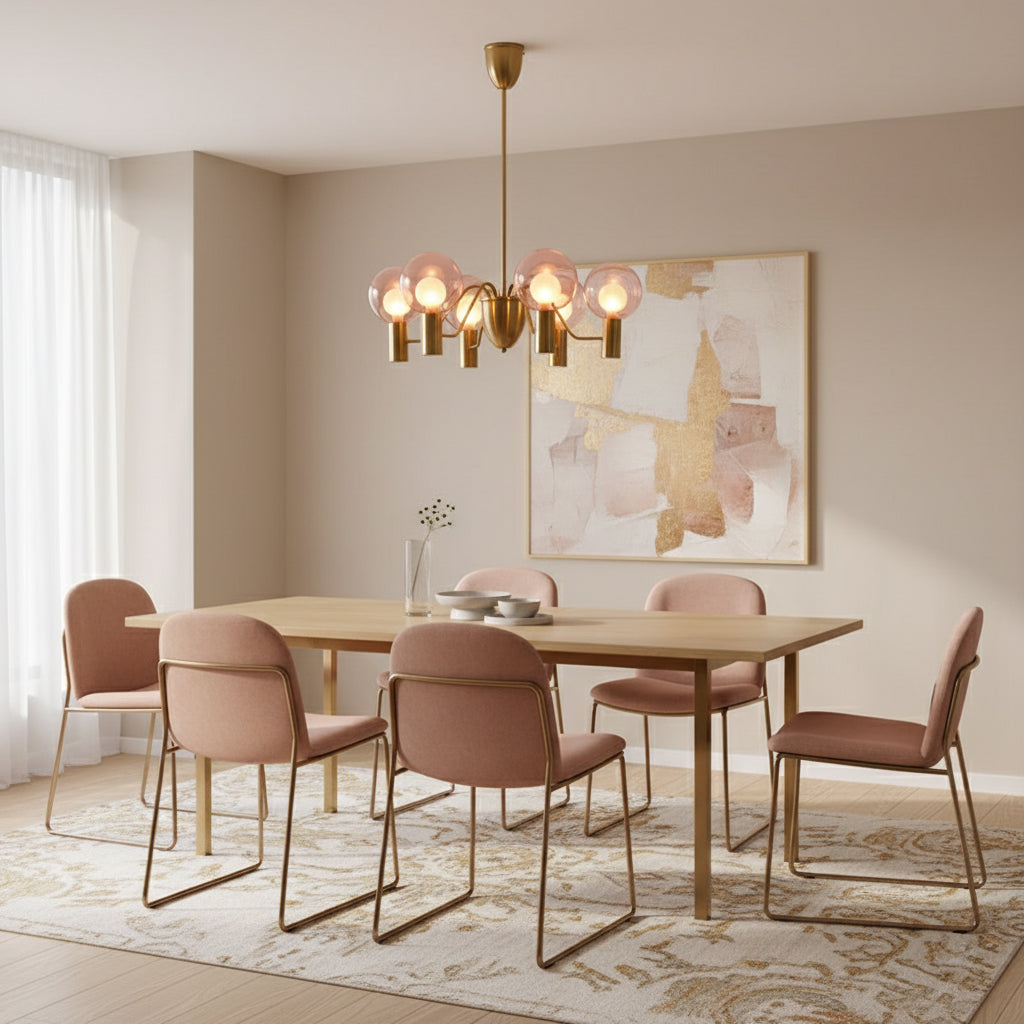 Patricia Glass Chandelier — view 14