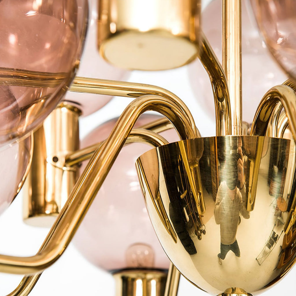Patricia Glass Chandelier — view 45