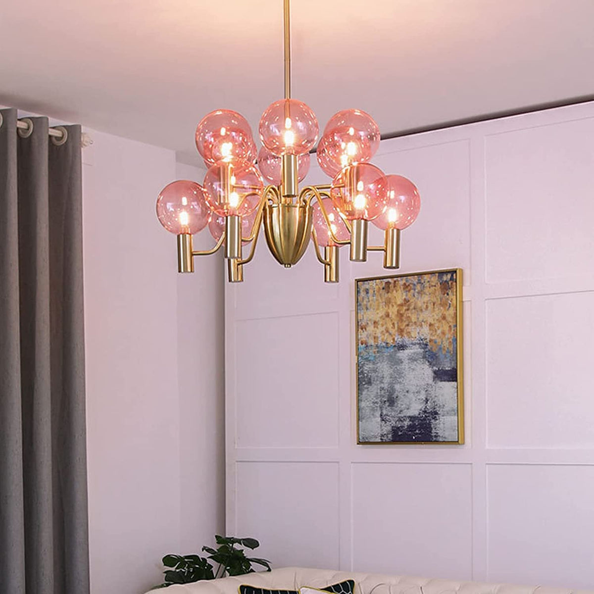 Patricia Glass Chandelier — view 17