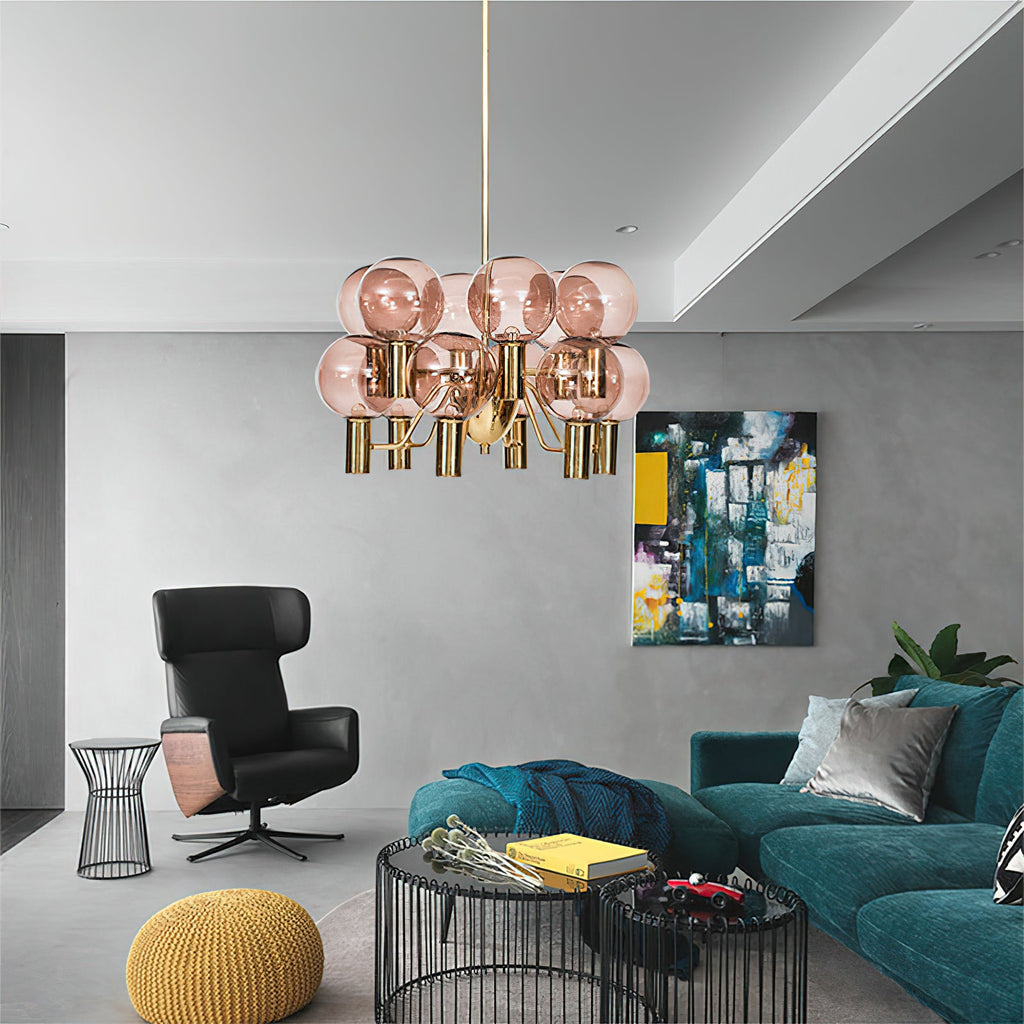 Patricia Glass Chandelier — view 16