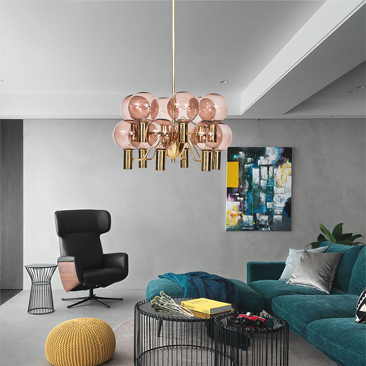 Patricia Glass Chandelier — view 16