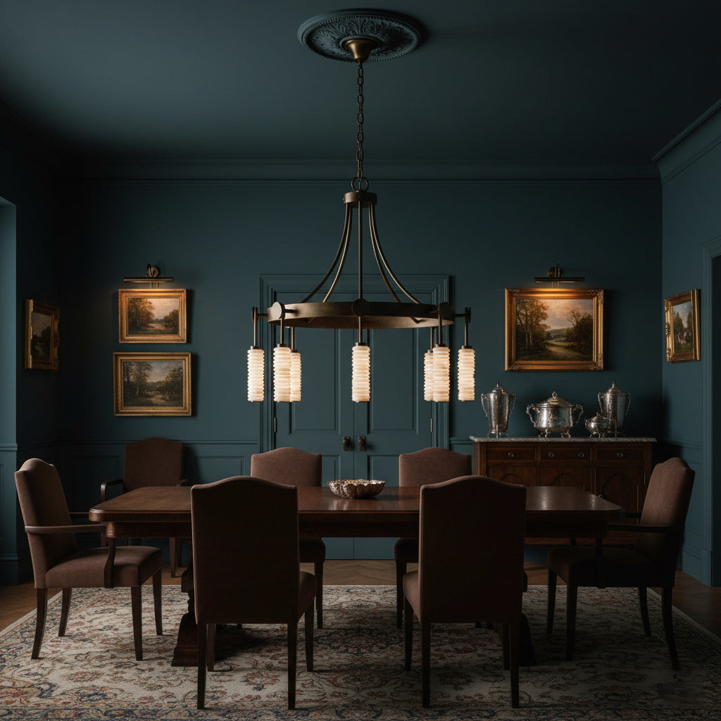 Payson Alabaster Chandelier — view 2