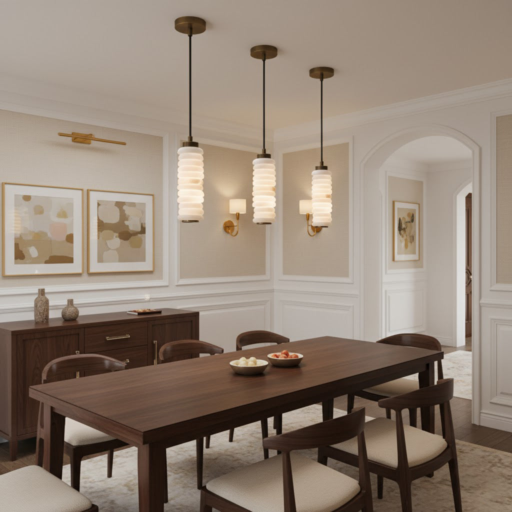 Payson Alabaster Pendant Lamp — view 5